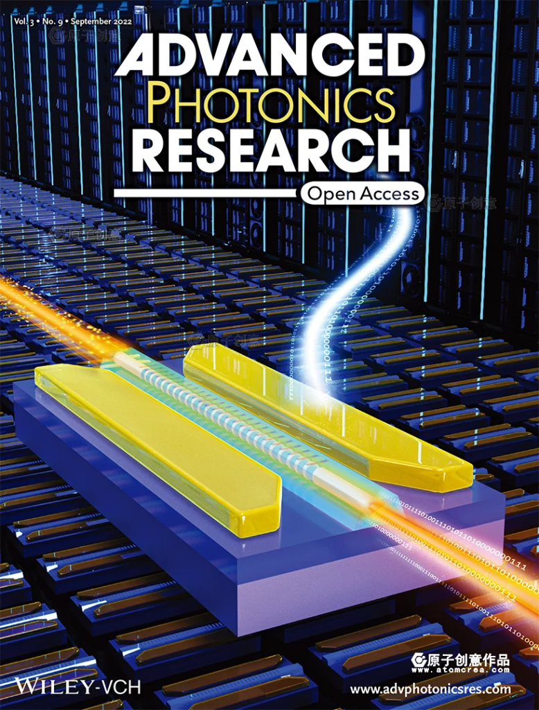 Advanced Photonics Research封面中稿-清华大学 - 原子创意科研绘图-长沙原子创意信息科技有限公司